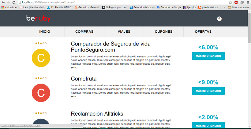 Aplicación para calidad de anunciantes 0