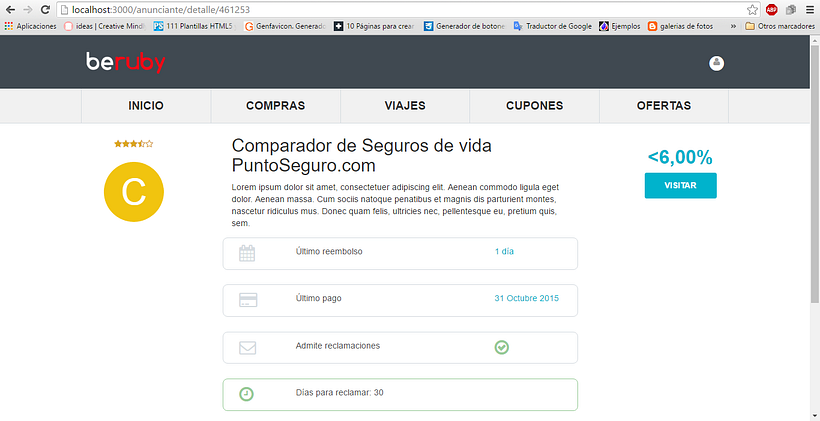 Aplicación para calidad de anunciantes 2