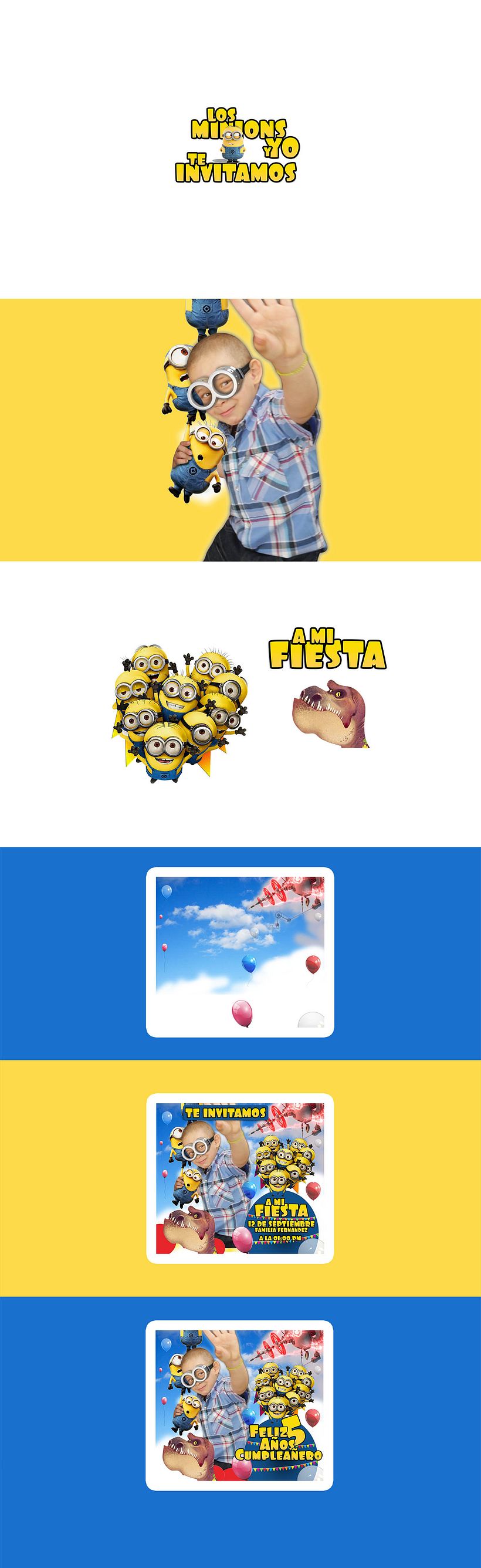 Invitación Cumpleaños Minion 0