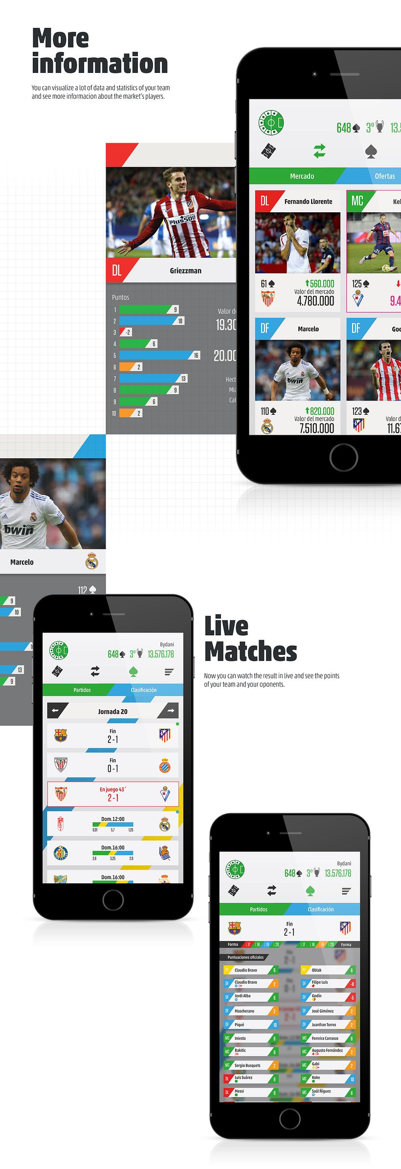 Comunio app- Redesign concept 3