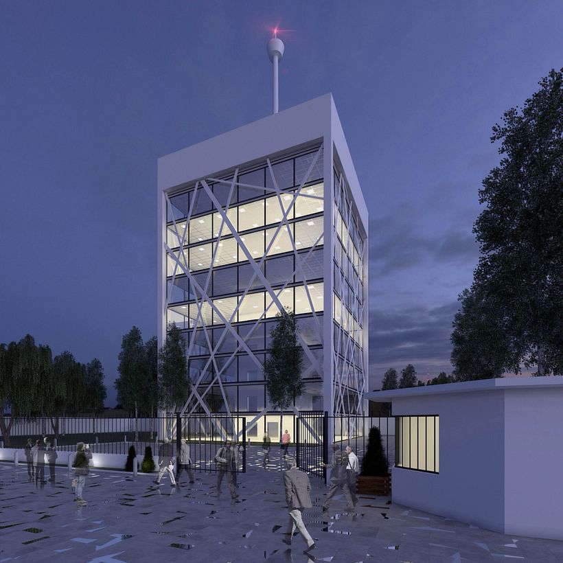 3D Edificios oficinas 1