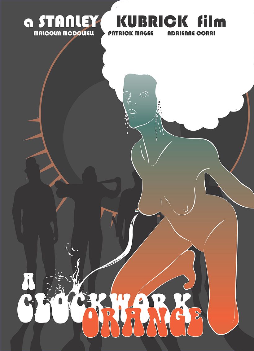 Clockwork Orange - Tradycyjna ilustracja