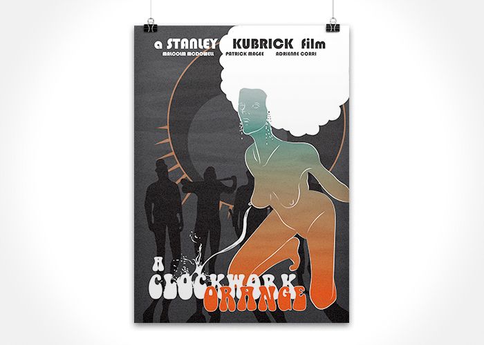 Clockwork Orange - Tradycyjna ilustracja