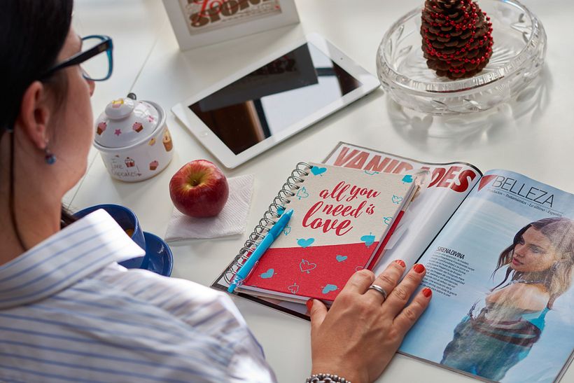 Cuadernos Macaron / Doodles Love 3