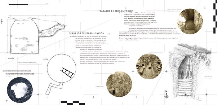 Exhibition display and poster design for the exhibition "La nevera del monte en Labraza" 3