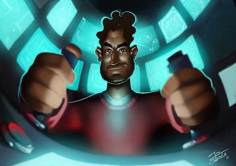 DazEdword. - Tradycyjna ilustracja