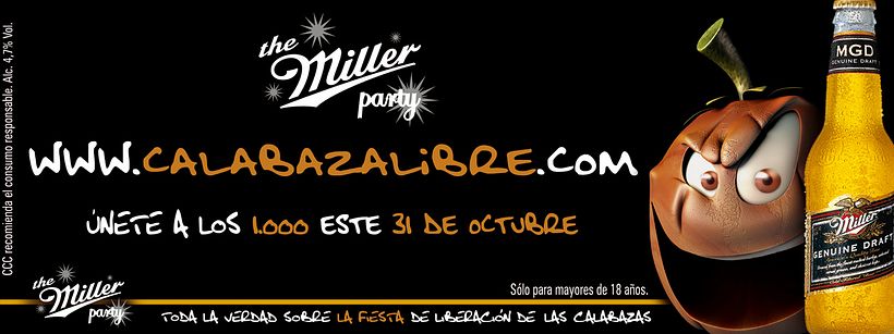 CERVEZA MILLER - CALABAZA LIBRE (halloween party 2007) 2