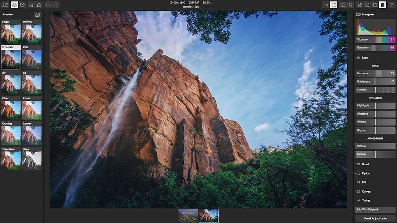 Polarr: un poderoso editor fotográfico online 0