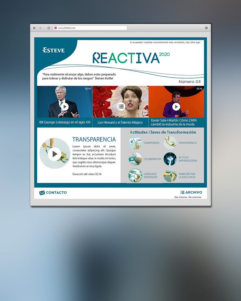 Newsletters y comunicaciones internas 5