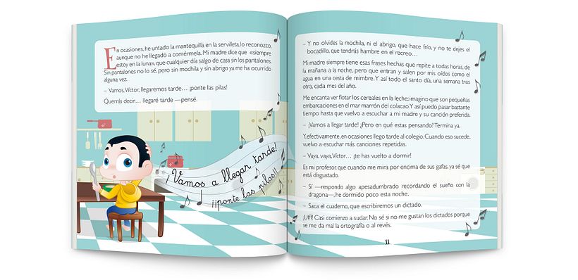 Ilustraciones y maquetación de cuento infantil  1