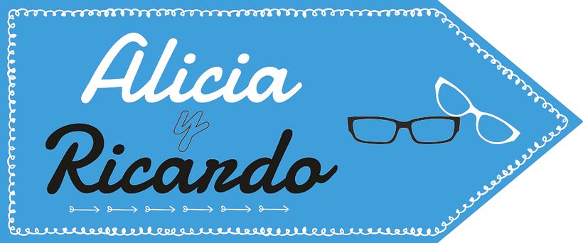 Cartelería para boda "Ricardo y Alicia" 3