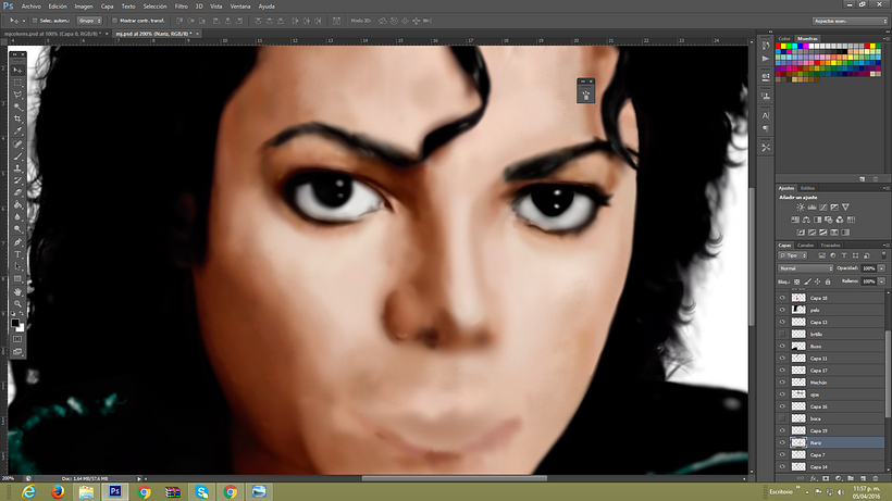 Ilustración Digital- Michael Jackson I. 9