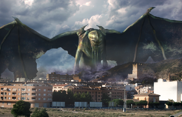 Matte Painting Cthulhu -1