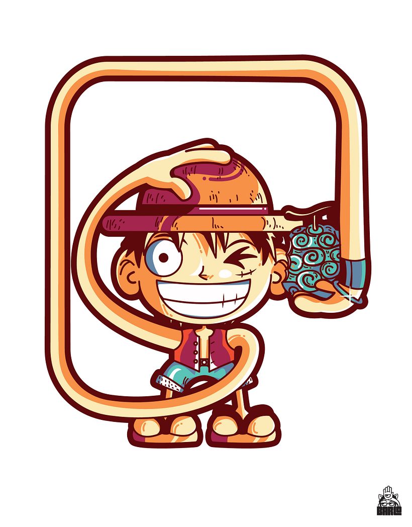 Monkey D. Luffy from One Piece -1
