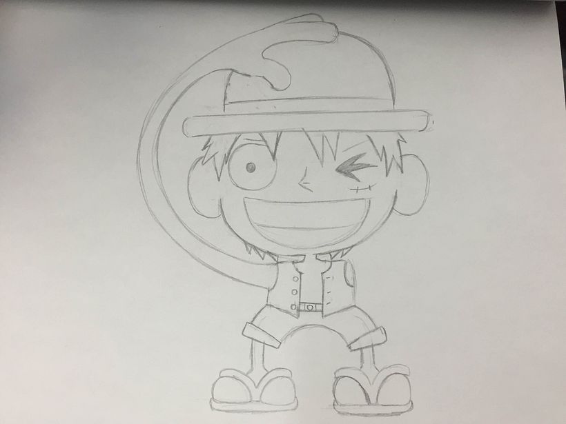 Monkey D. Luffy from One Piece 0