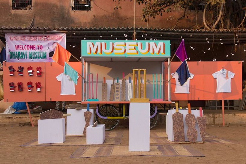 El museo itinerante de Dharavi  3