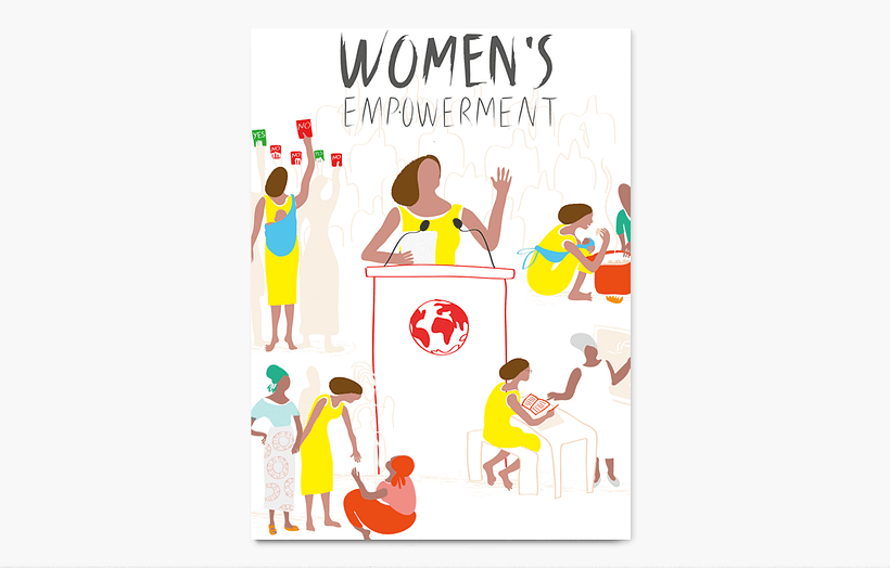 EMPODERAMIENTO DE MUJERES - Illustrazione tradizionale