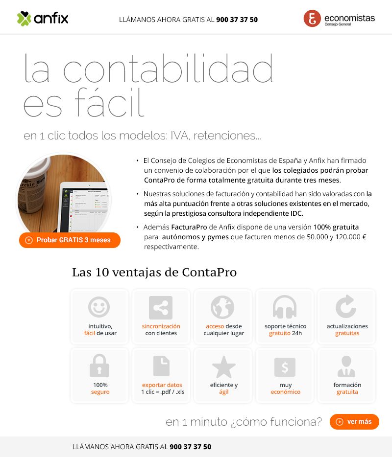 Anfix plataforma contabilidad (cloud service) 3