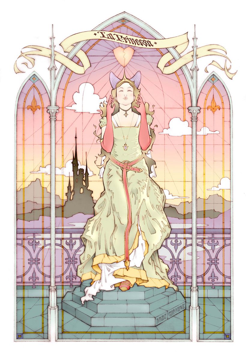 Princesa & Príncipe | Illustraciones para Gandhi -1