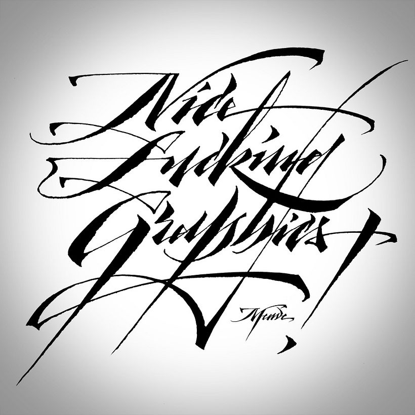  NFGraphics | Caligrafía para T-shirts 1