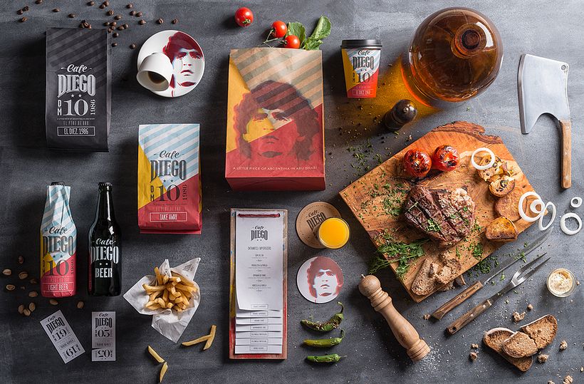 Branding futbolero: Café Diego 2