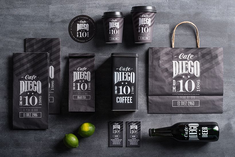 Branding futbolero: Café Diego 9