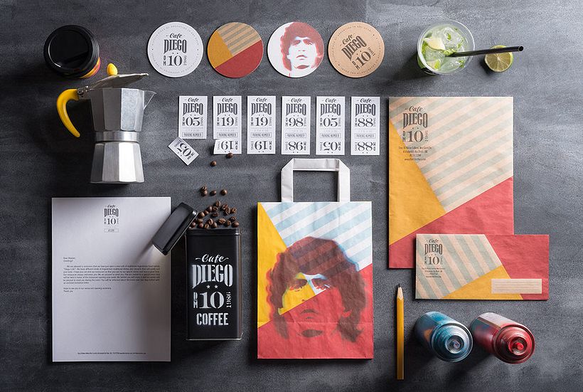 Branding futbolero: Café Diego 7