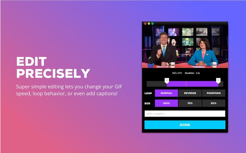Giphy Capture, herramienta gratuita para hacer gifs 2