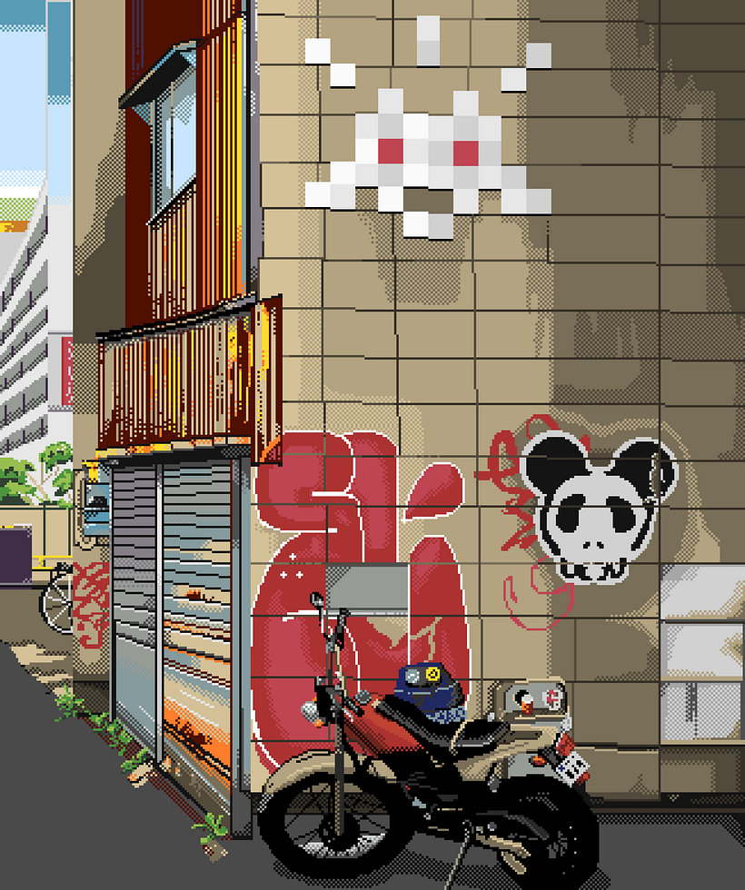 Painting Japan Square 6