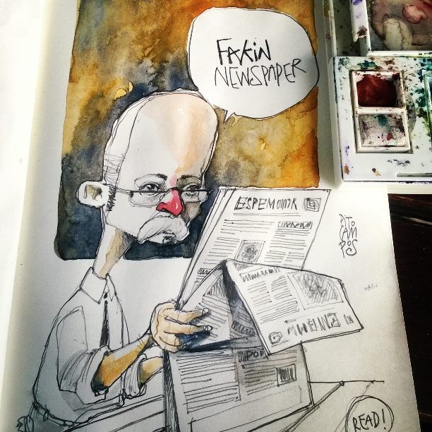 Acuarelas que mancho en Bares - Sketch Café 3