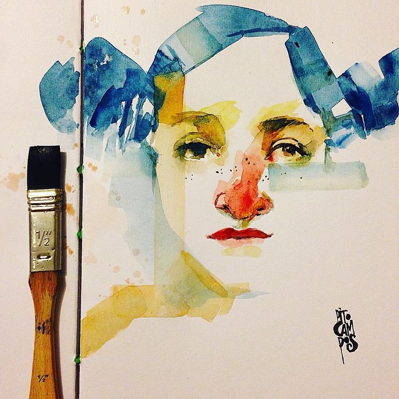 Acuarelas que mancho en Bares - Sketch Café 8