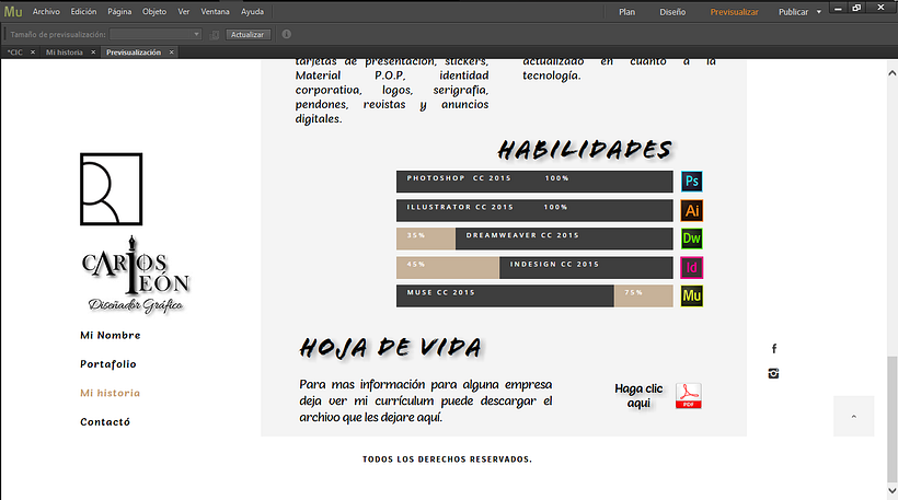 Muse no me responde a la hora de vincular un archivo en PDF - ayuda! 1
