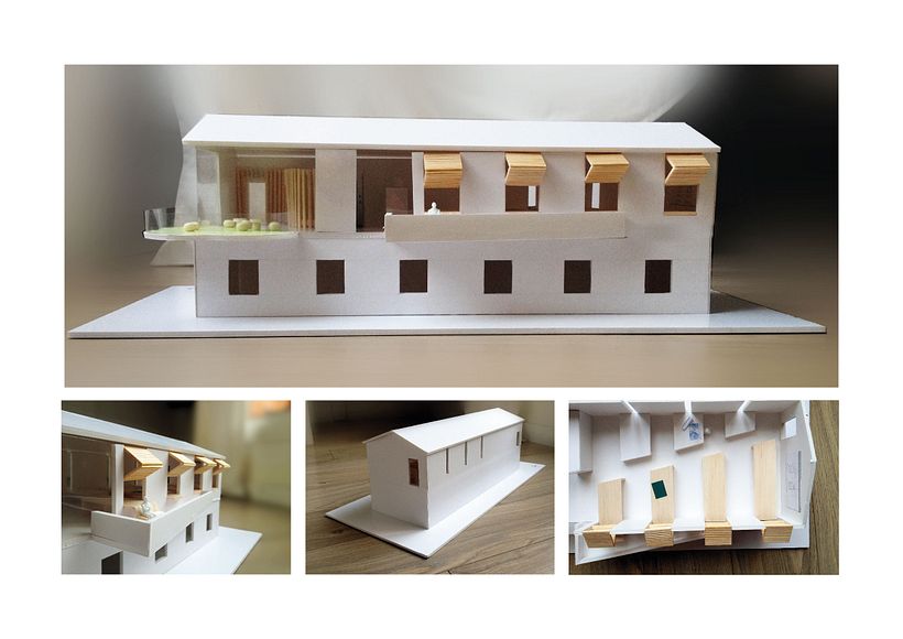 Proyección de un aula de estudio 1