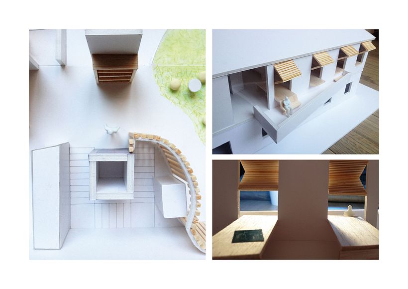 Proyección de un aula de estudio 3