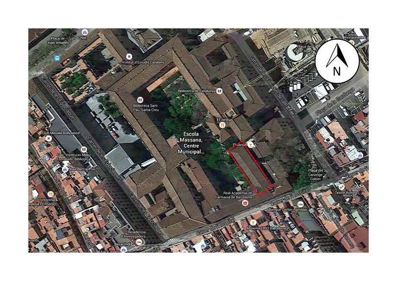 Proyección de un aula de estudio 6