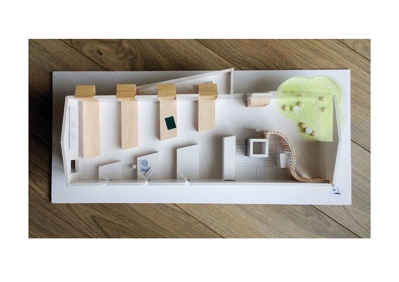 Proyección de un aula de estudio 5