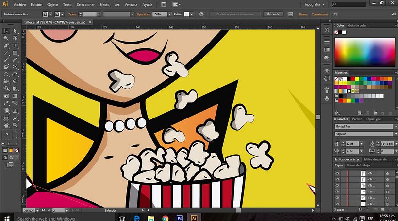 Ilustración tema Cine   0