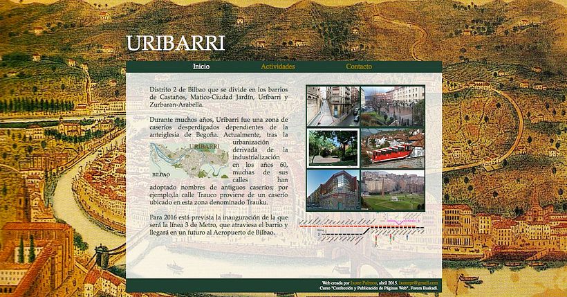 Página Web - Uribarri 1