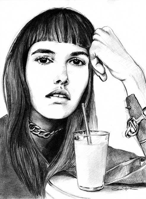 Retrato a lápiz 4