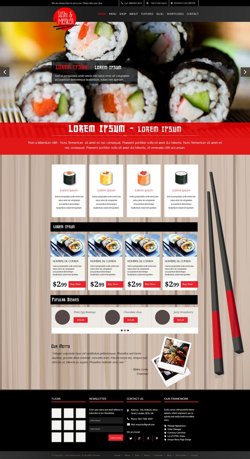 Sushi&Merkén - Logo&Wordpress -1
