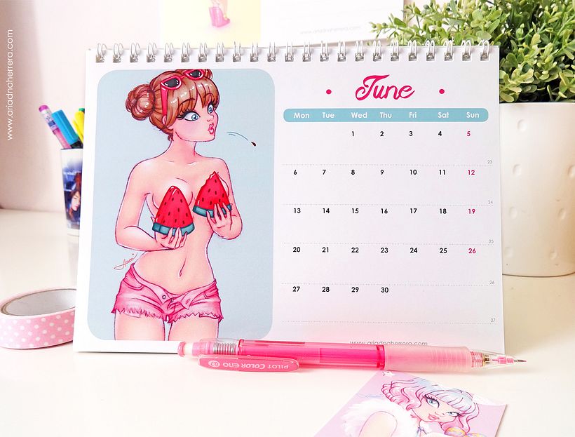 2016 Pin Up Calendar 10