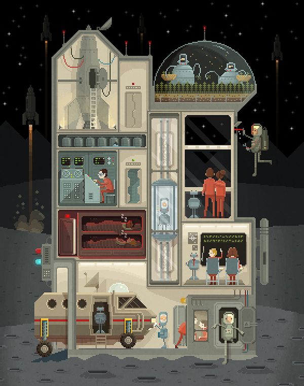 El mundo pixelado de Octavi Navarro 2