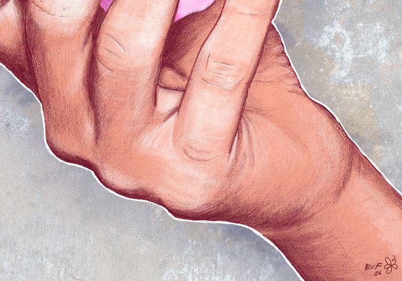 Virgen María (Rosa Mística): Del dibujo a lápiz a la ilustración digital 12