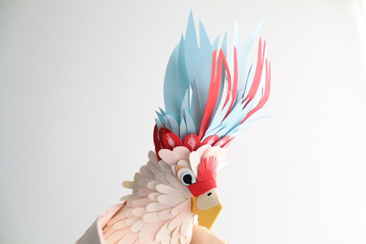 Escultura en papel de Diana Beltrán Herrera 3