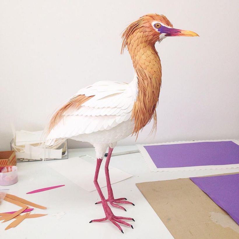 Escultura en papel de Diana Beltrán Herrera 11
