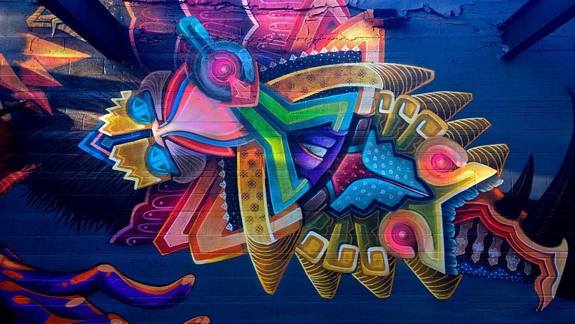 Misticismo y arte urbano de la mano de Curiot 4