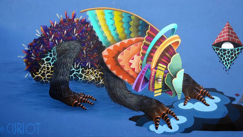 Misticismo y arte urbano de la mano de Curiot 8