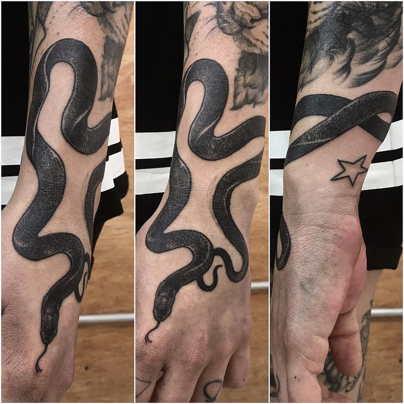 Serpiente. Free hand. 2