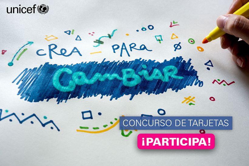 Primer concurso de diseño de tarjetas de Regalo Azul de UNICEF 1