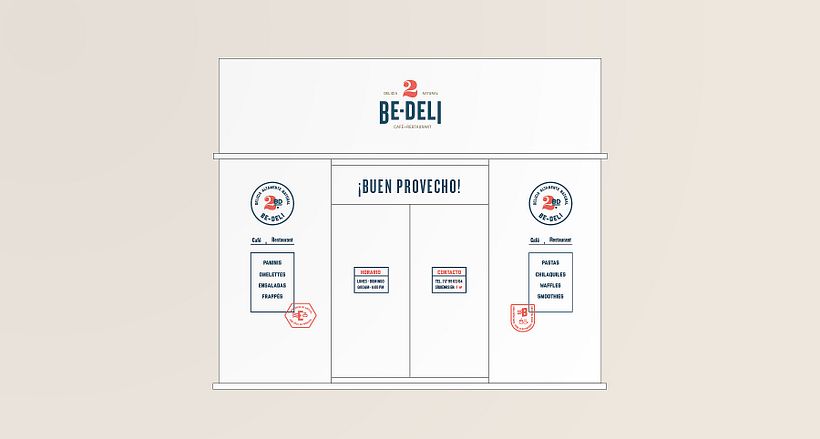 2 Be Deli - Design